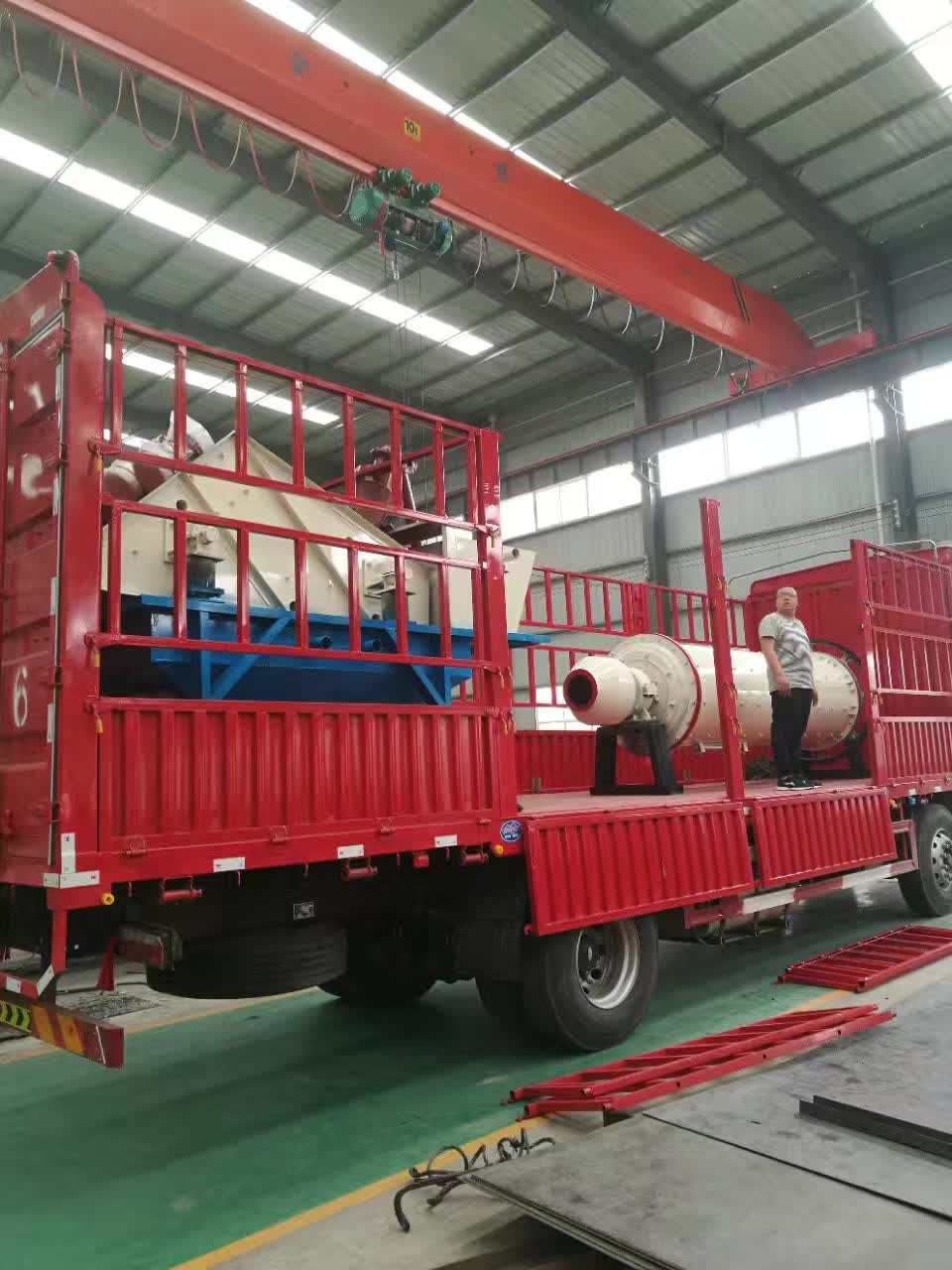 浙江脫水篩和球磨機(jī)裝機(jī)現(xiàn)場(chǎng)